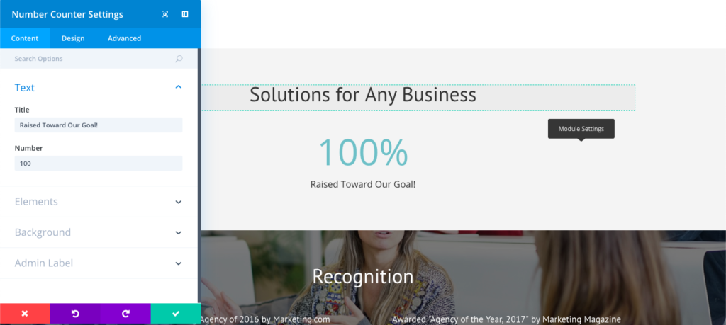Number Counter Module – Net-Results Knowledge Base